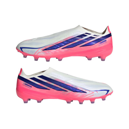 adidas F50 Hyperfast LaceLess Pro AG blanc rose