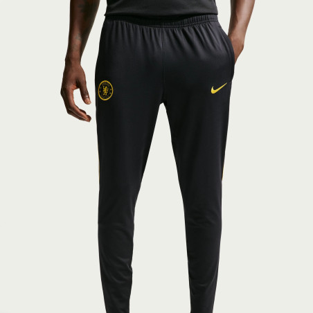 Pantalon survêtement Chelsea Strike noir jaune