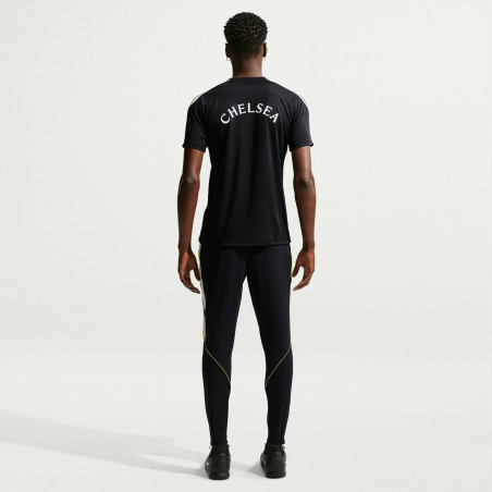 Pantalon survêtement Chelsea Strike noir jaune