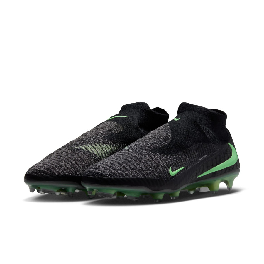 Nike Phantom 6 montante Elite FG noir vert