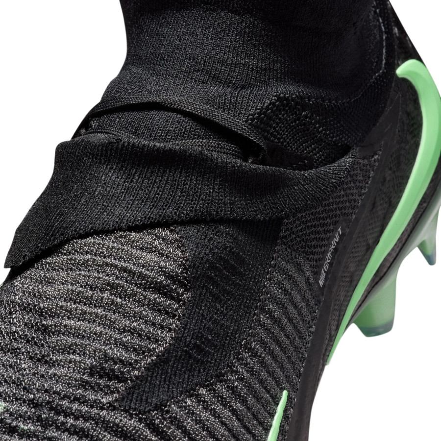 Nike Phantom 6 montante Elite FG noir vert