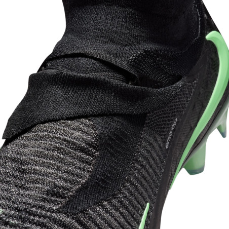 Nike Phantom 6 montante Elite FG noir vert