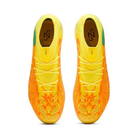 Puma Future 9 Ultimate Neymar Jr FG jaune vert
