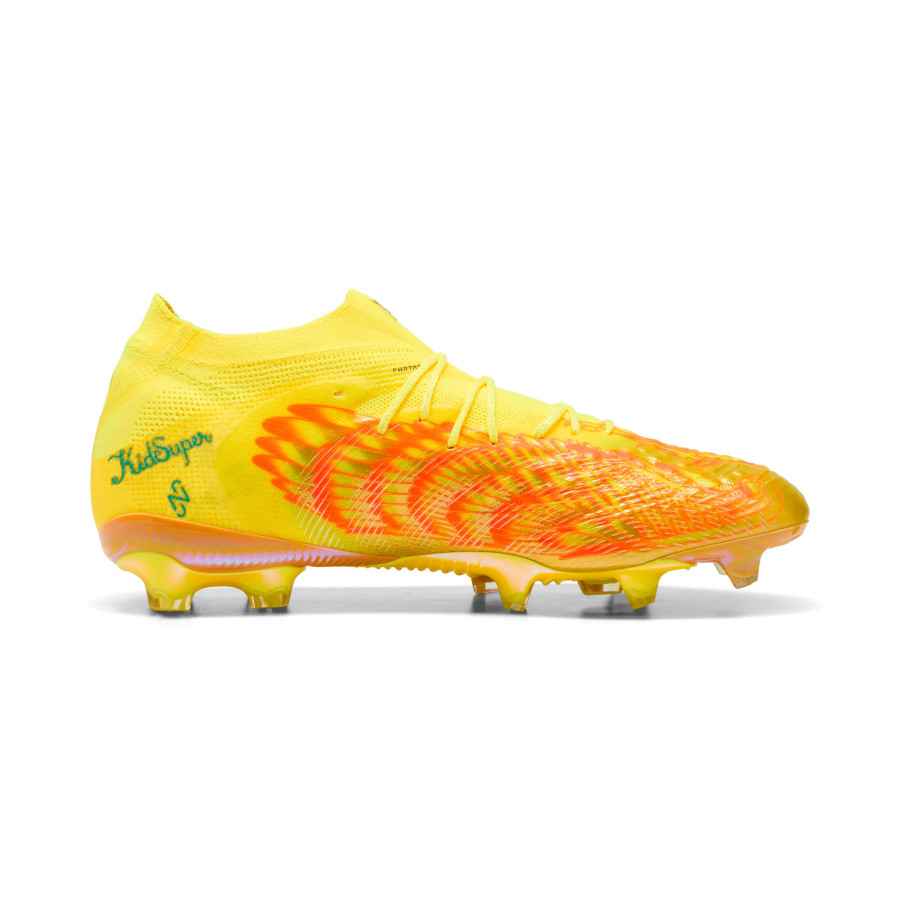 Puma Future 9 Ultimate Neymar Jr FG jaune vert