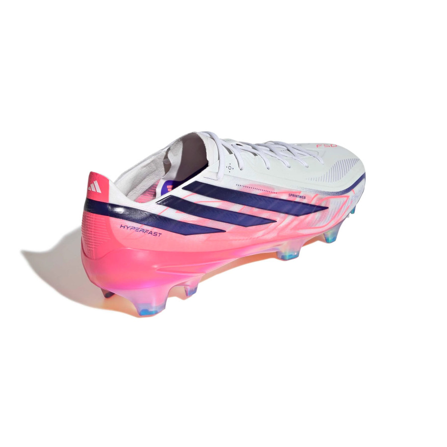 adidas F50 Hyperfast Elite FG blanc rose
