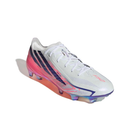 adidas F50 Hyperfast Elite FG blanc rose
