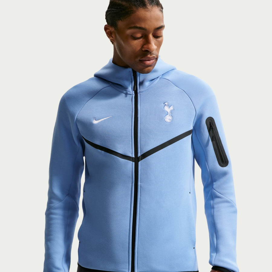 Veste survêtement Tottenham TechFleece bleu ciel