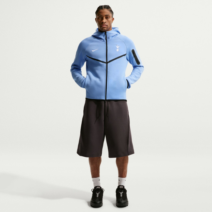 Veste survêtement Tottenham TechFleece bleu ciel