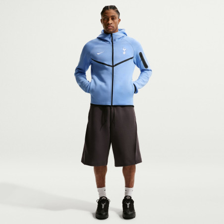 Veste survêtement Tottenham TechFleece bleu ciel
