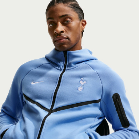Veste survêtement Tottenham TechFleece bleu ciel