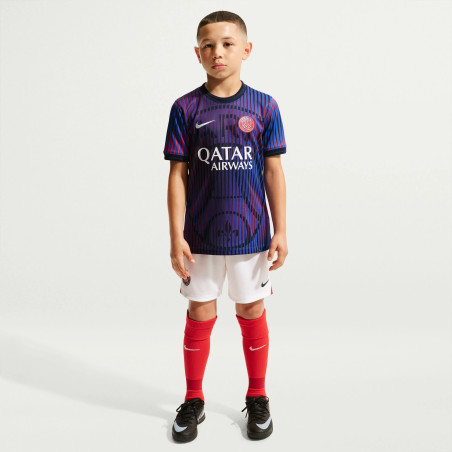 Maillot avant match junior PSG bleu rouge