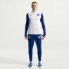Sweat zippé Chelsea Strike blanc bleu