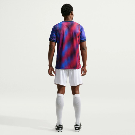 Maillot avant match PSG bleu rouge