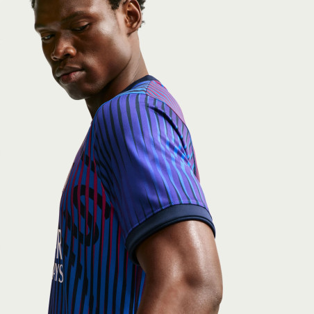 Maillot avant match PSG bleu rouge