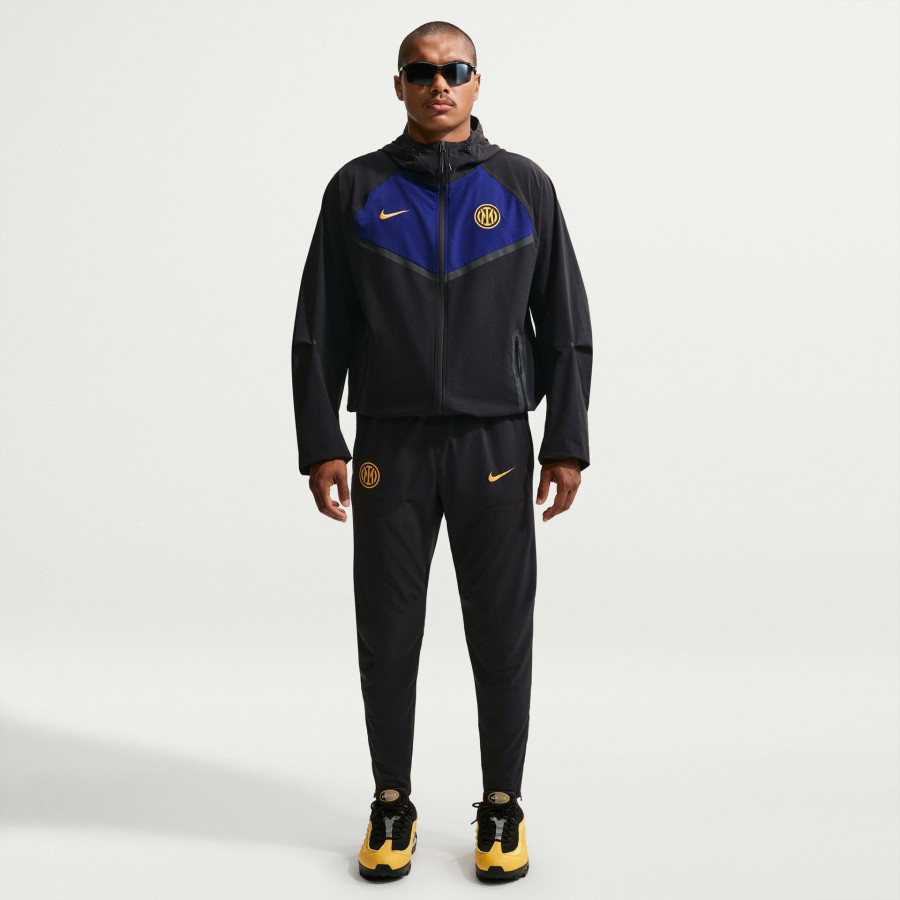 Pantalon survêtement Inter Milan running noir jaune