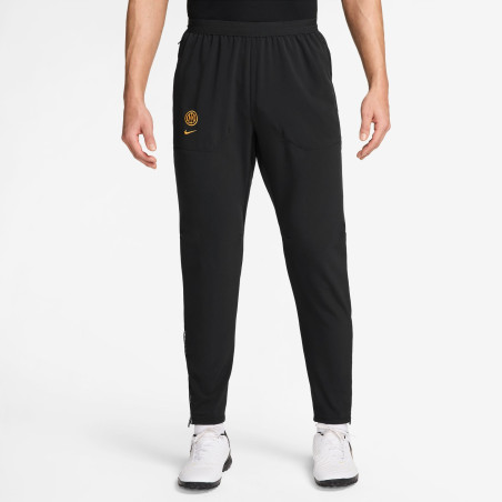 Pantalon survêtement Inter Milan running noir jaune