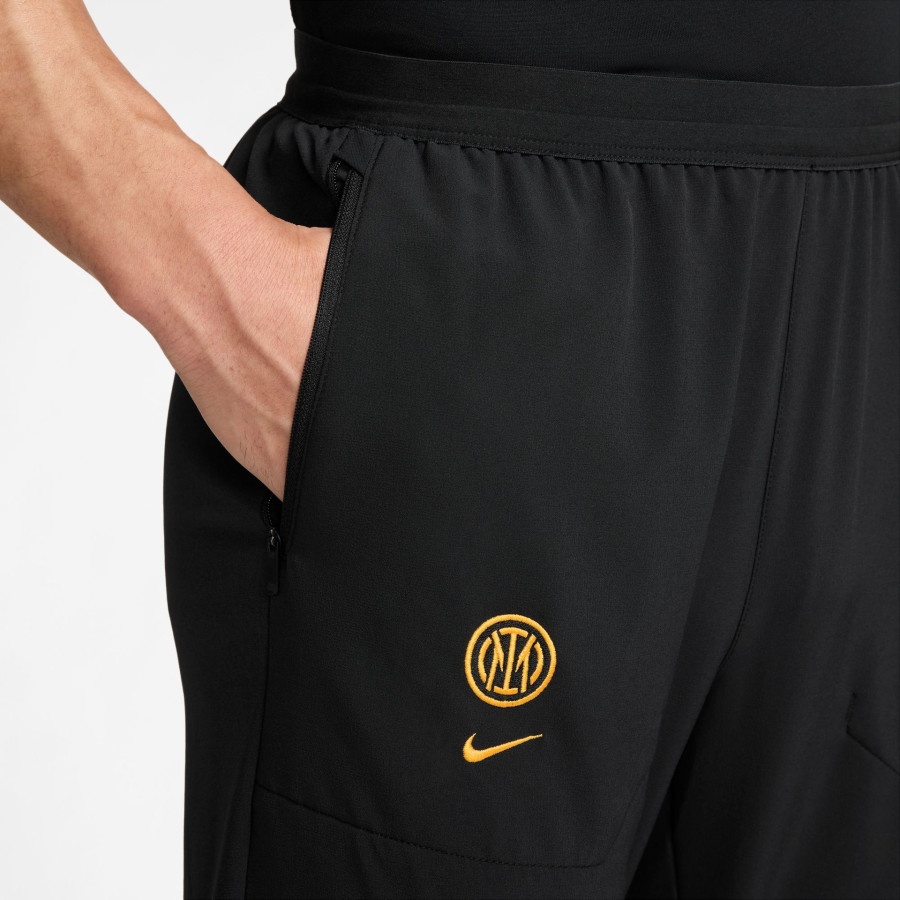 Pantalon survêtement Inter Milan running noir jaune
