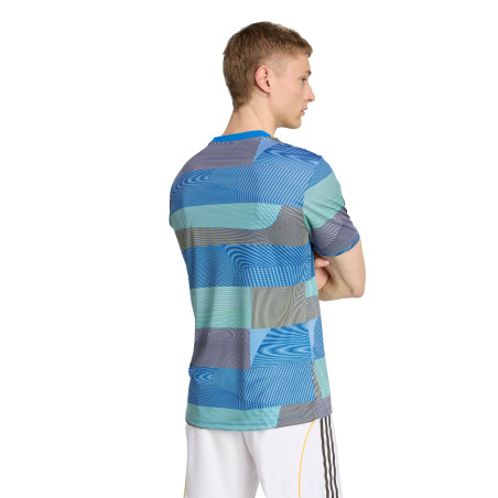 Maillot avant match Real Madrid vert bleu