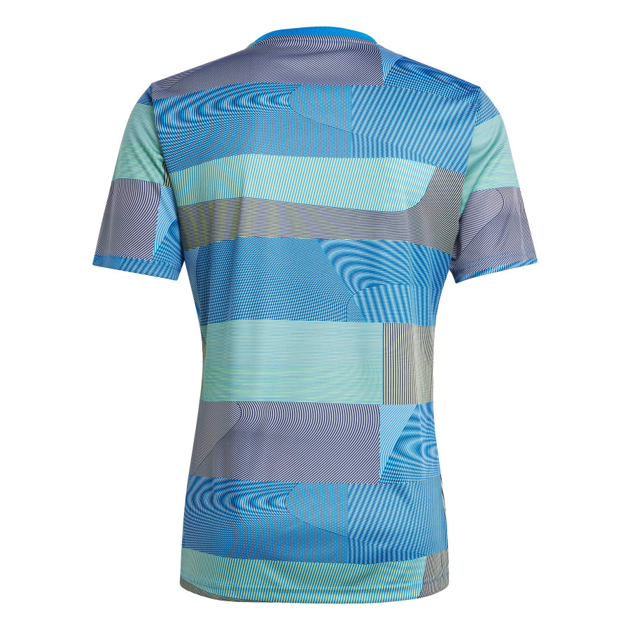 Maillot avant match Real Madrid vert bleu