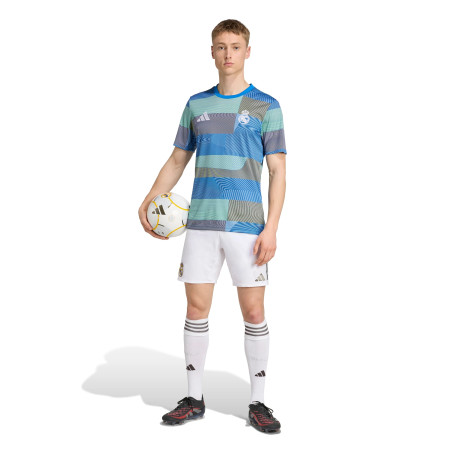 Maillot avant match Real Madrid vert bleu