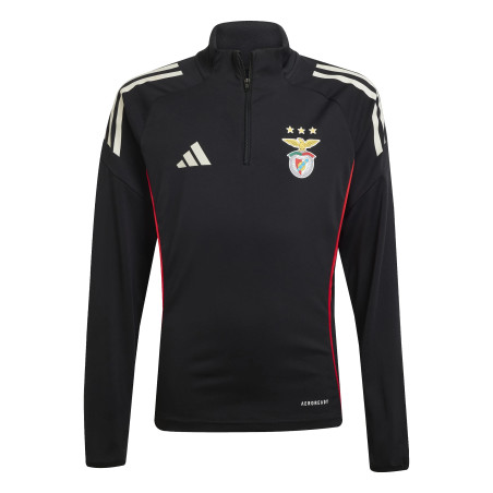 Sweat zippé junior Benfica noir