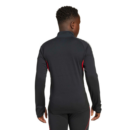 Sweat zippé junior Benfica noir