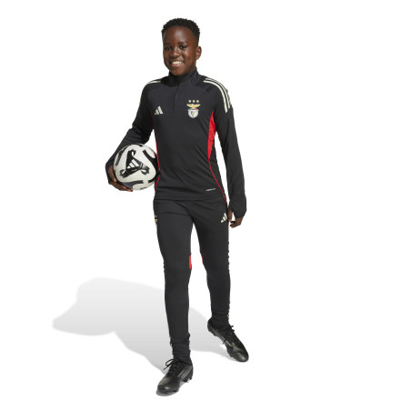 Sweat zippé junior Benfica noir