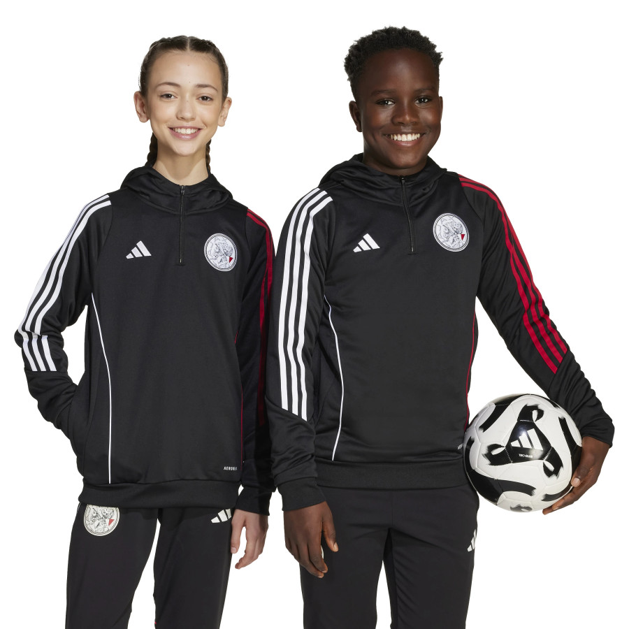 Sweat à capuche junior Ajax Amsterdam noir