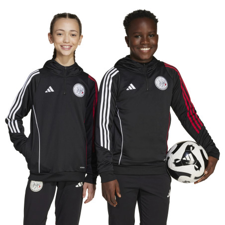 Sweat à capuche junior Ajax Amsterdam noir