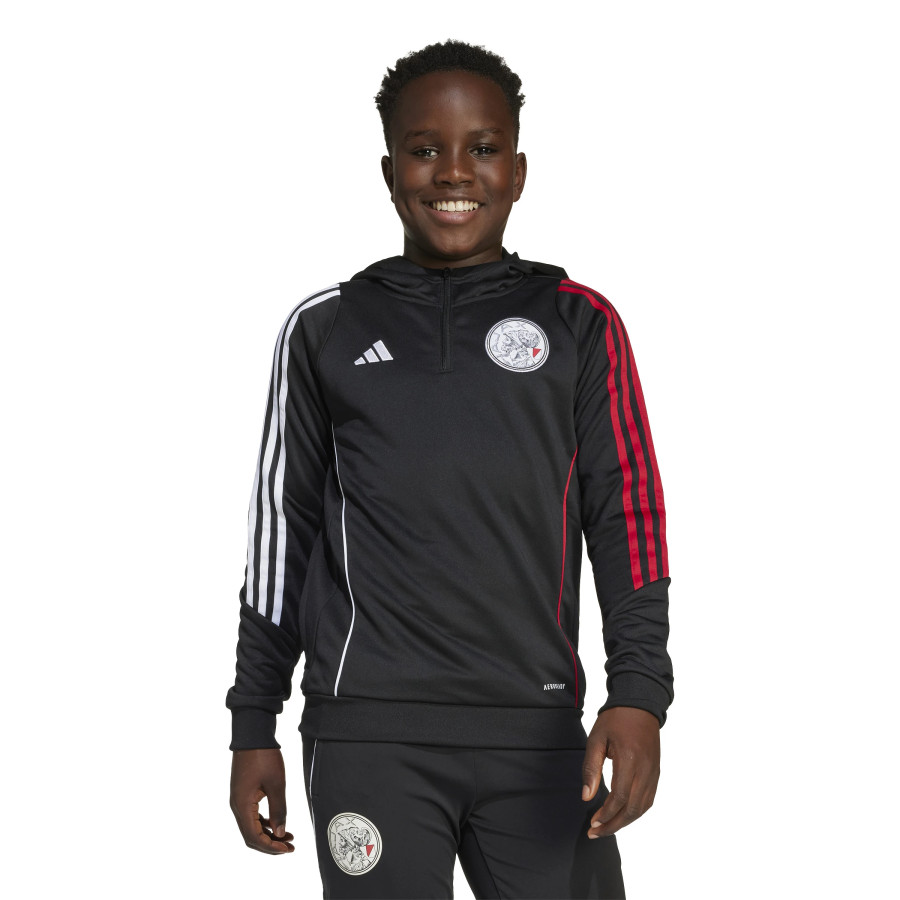 Sweat à capuche junior Ajax Amsterdam noir