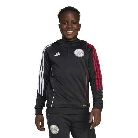 Sweat à capuche junior Ajax Amsterdam noir