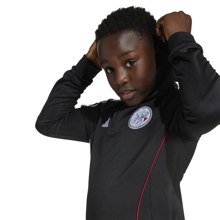 Sweat à capuche junior Ajax Amsterdam noir