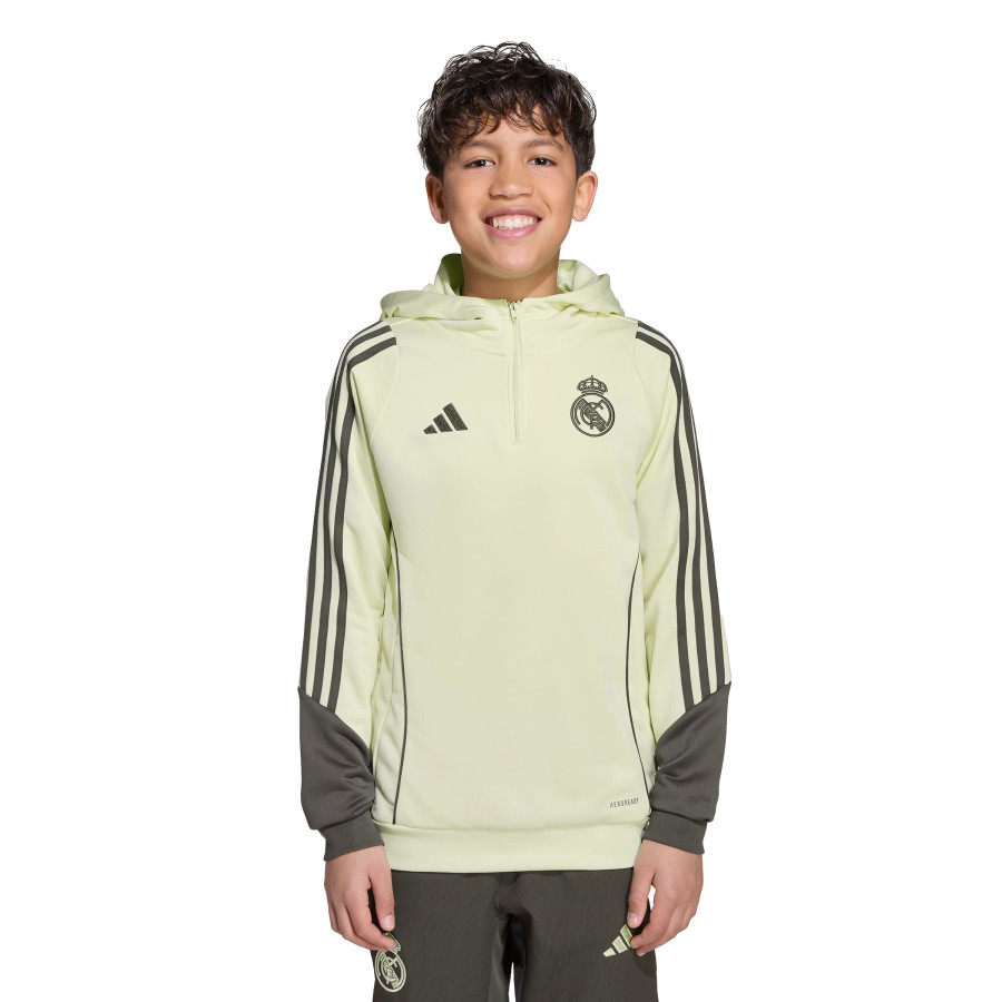 Sweat à capuche junior Real Madrid jaune