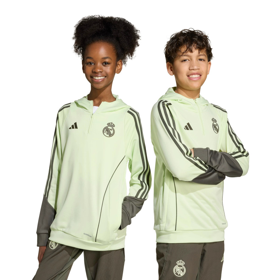 Sweat à capuche junior Real Madrid jaune