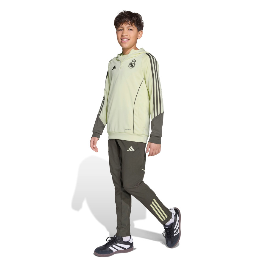 Sweat à capuche junior Real Madrid jaune
