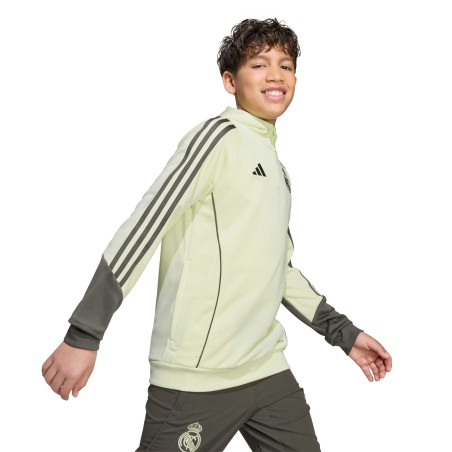 Sweat à capuche junior Real Madrid jaune