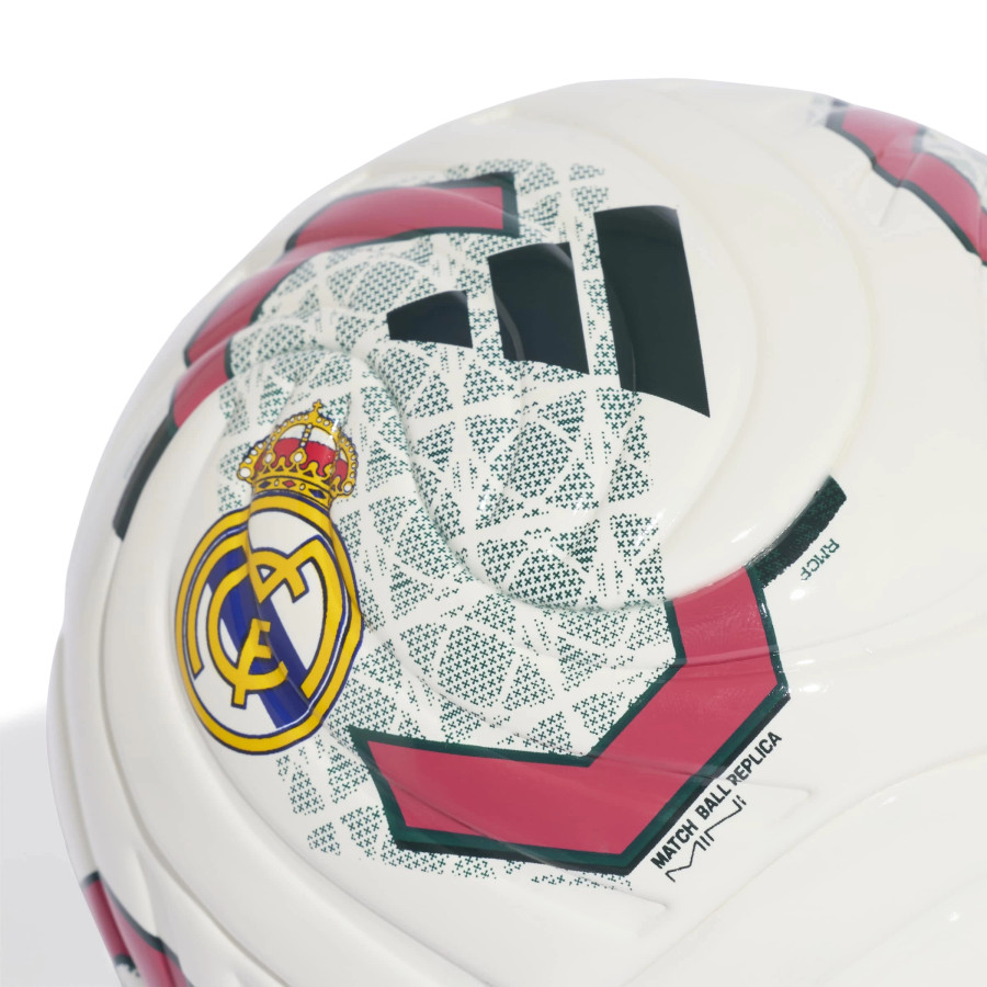Mini ballon Real Madrid blanc rouge