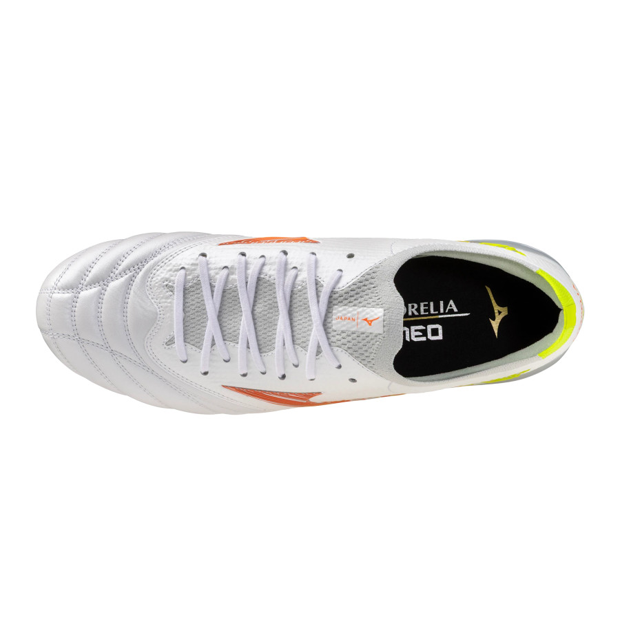 Mizuno Morelia Neo V Beta Japan AG blanc jaune