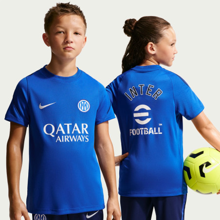 Maillot entraînement junior Inter Milan Strike bleu