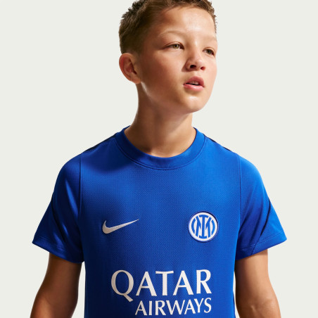 Maillot entraînement junior Inter Milan Strike bleu