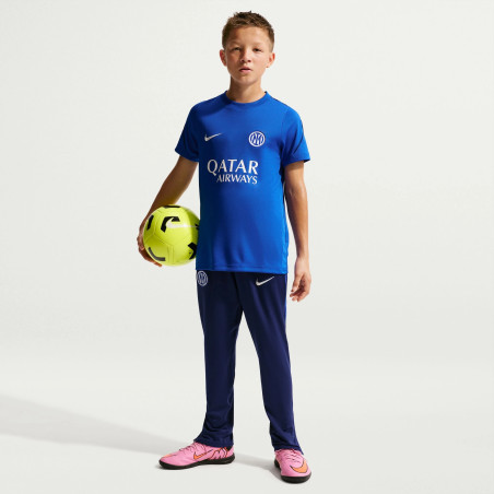Maillot entraînement junior Inter Milan Strike bleu