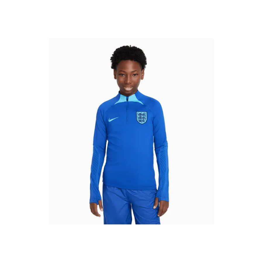 Sweat zippé junior Angleterre Strike bleu 2022