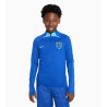 Sweat zippé junior Angleterre Strike bleu 2022