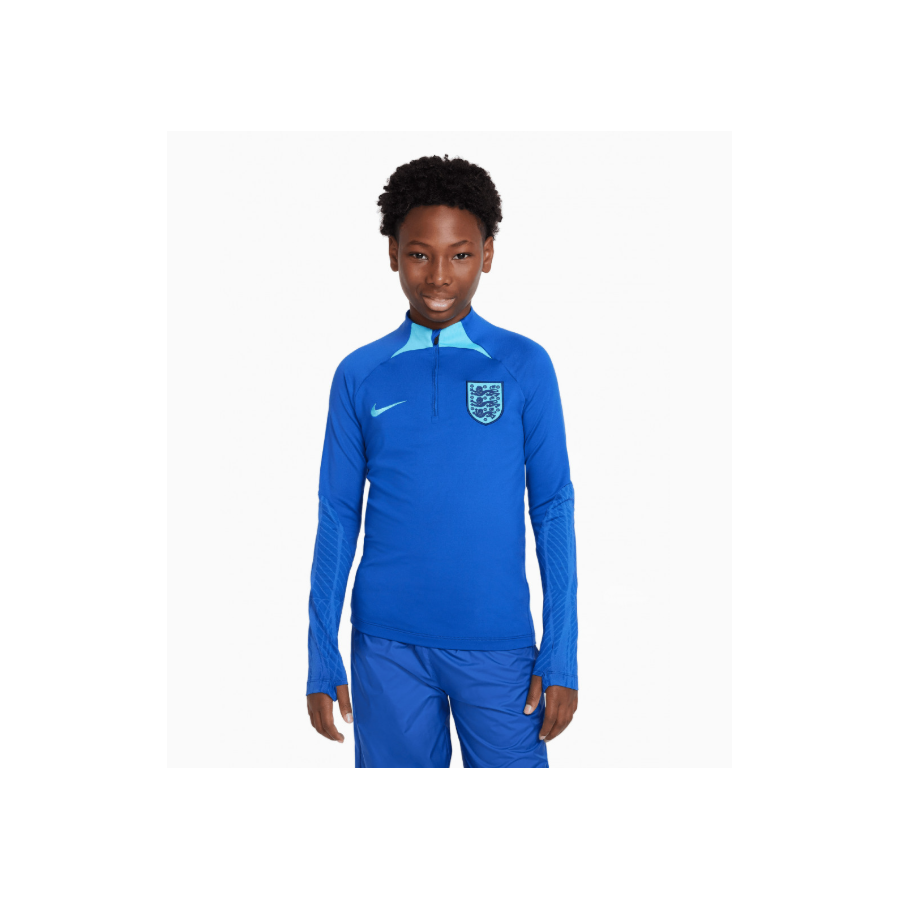 Sweat zippé junior Angleterre Strike bleu 2022