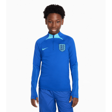 Sweat zippé junior Angleterre Strike bleu 2022