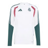 Sweat zippé Real Madrid blanc vert
