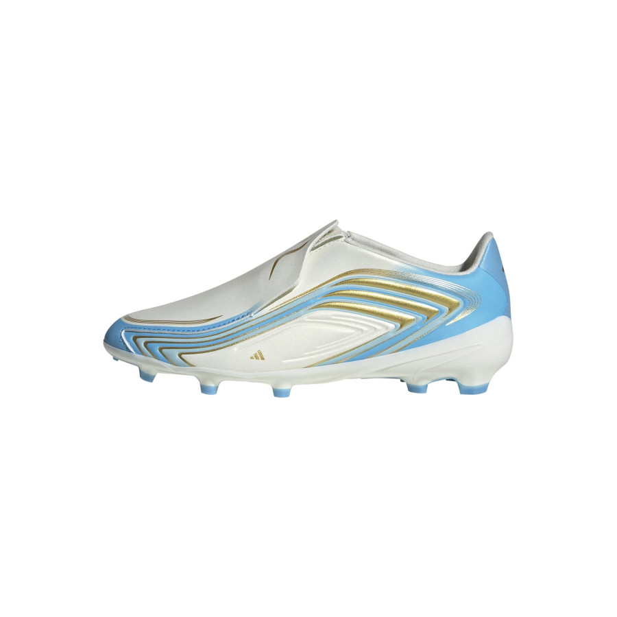 adidas F50 Messi junior MG blanc bleu