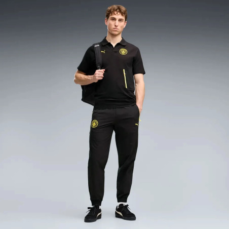 Pantalon survêtement Manchester City PumaTech Woven noir jaune
