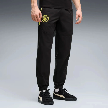Pantalon survêtement Manchester City PumaTech Woven noir jaune