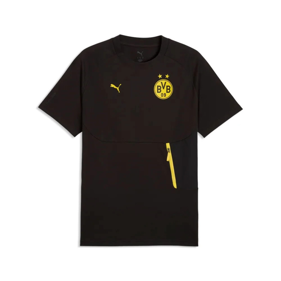T-shirt Dortmund PumaTech noir jaune